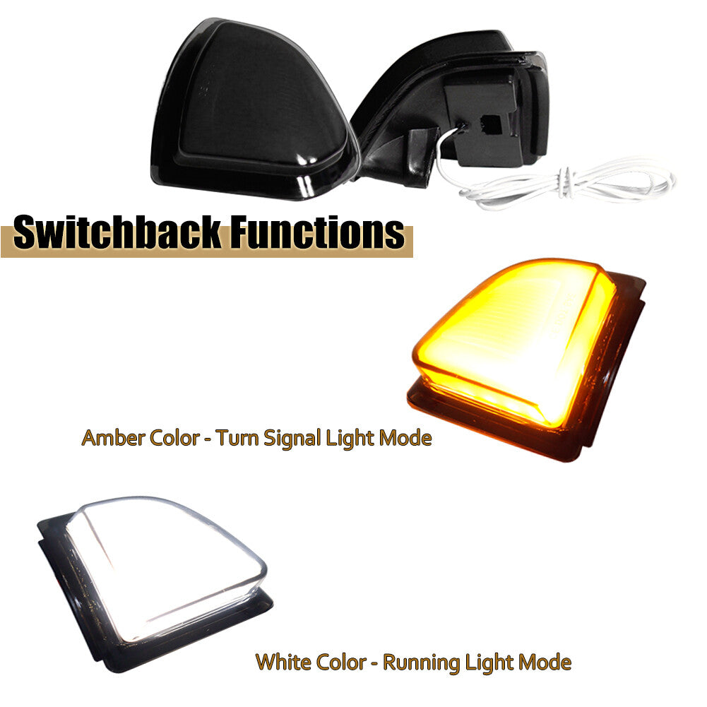 Exterior Mirror Turn Signal Light Kit for for Dodge for Ram 1500 2500 3500 4500- v