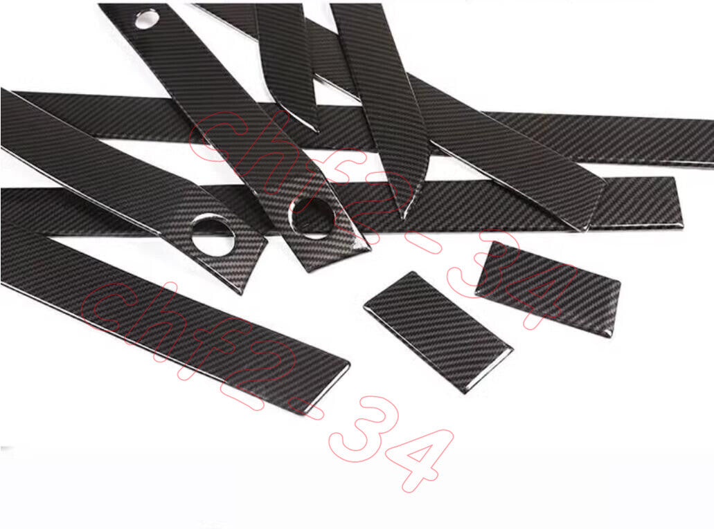 for Land Rover for Range Rover Evoque 2020-23 ABS Carbon Car Body Side Moulding Trim