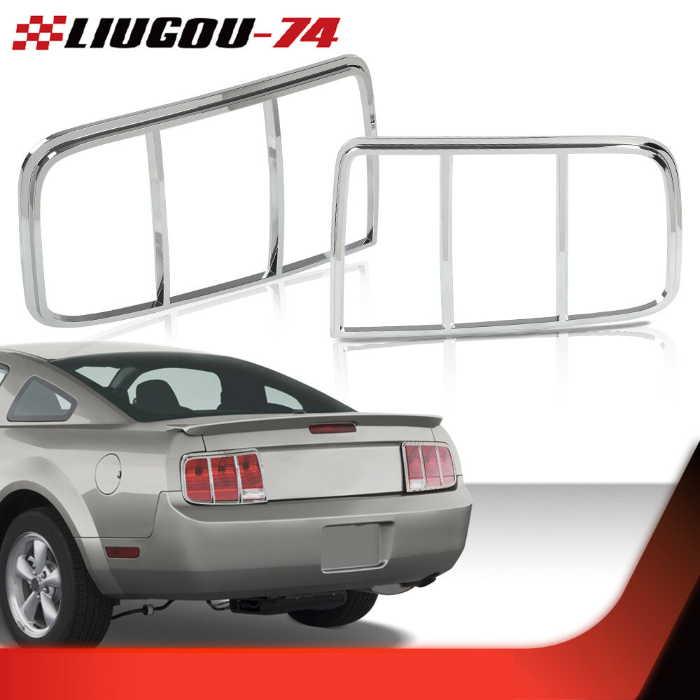 2-piece chrome taillight cover cover suitable for 05-09 for ford for Mustang