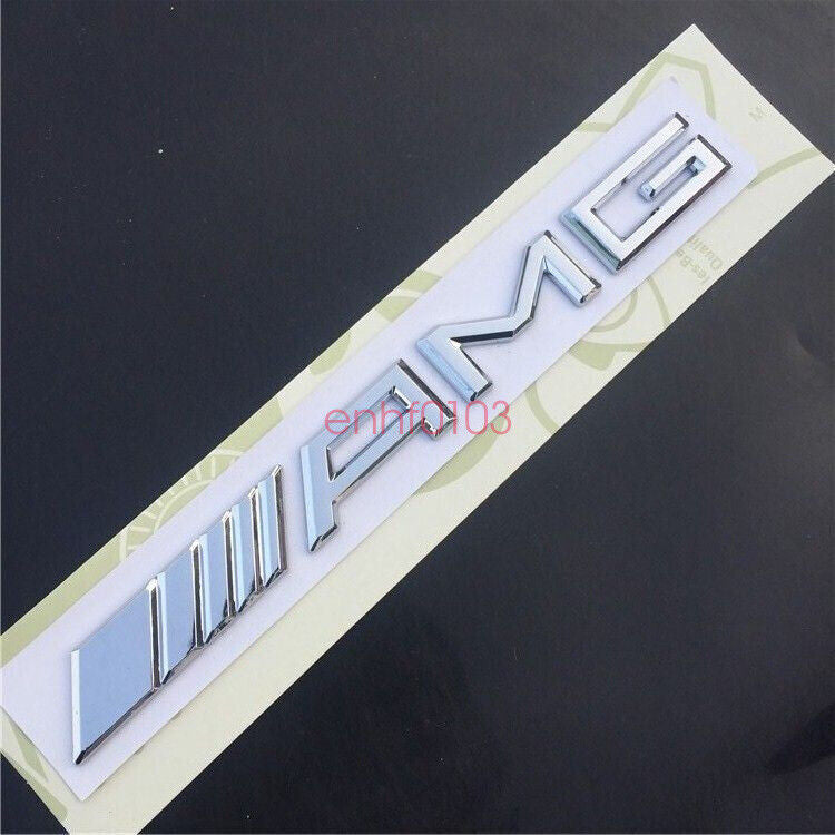 C63 + AMG + 6.3 Side stickers Letters Trunk Embl Badge Sticker for AMG