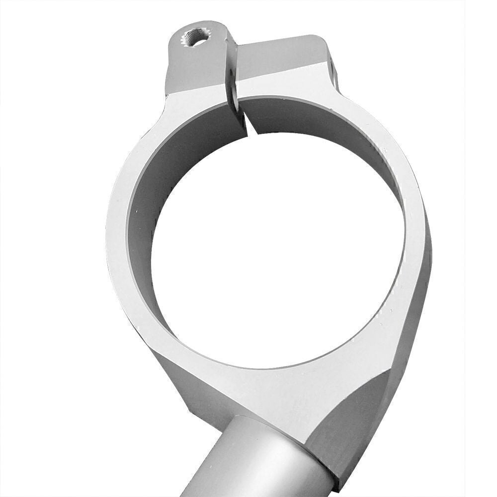 Clip-On Motorcycle Handle Bar Clip Fit for YAMAHA YZF R6 2006 2007 2008-2010 Silver Q