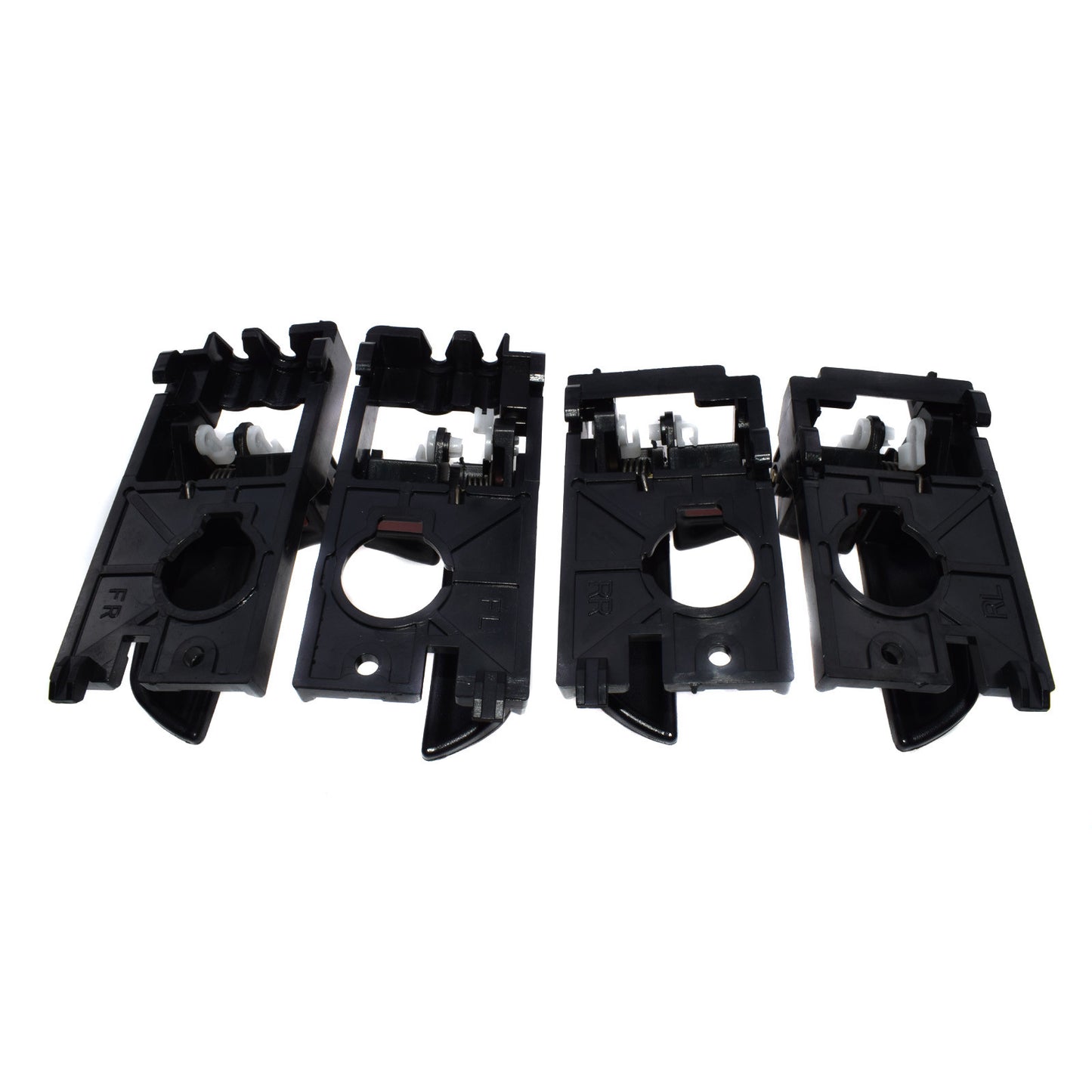 Black 4-piece front and rear LH right-hand interior door handle suitable for modern 1.6L engines (2007-2011) v