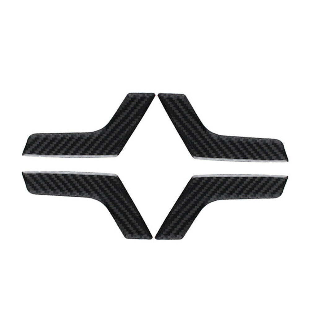 4-Piece Carbon Fiber Interior Door Handle Frame Trim for W204 2007-2013 n
