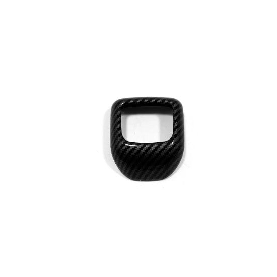 Interior Gear Shift Knob Cover Trim ABS Carbon Fiber for Nissan Rogue 2021-2023