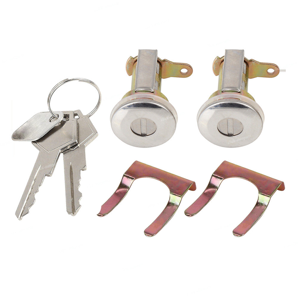 5070004 Door Lock Cylinder w/ 2 Keys Gasket Retainer for Dodge D100 D250 D350