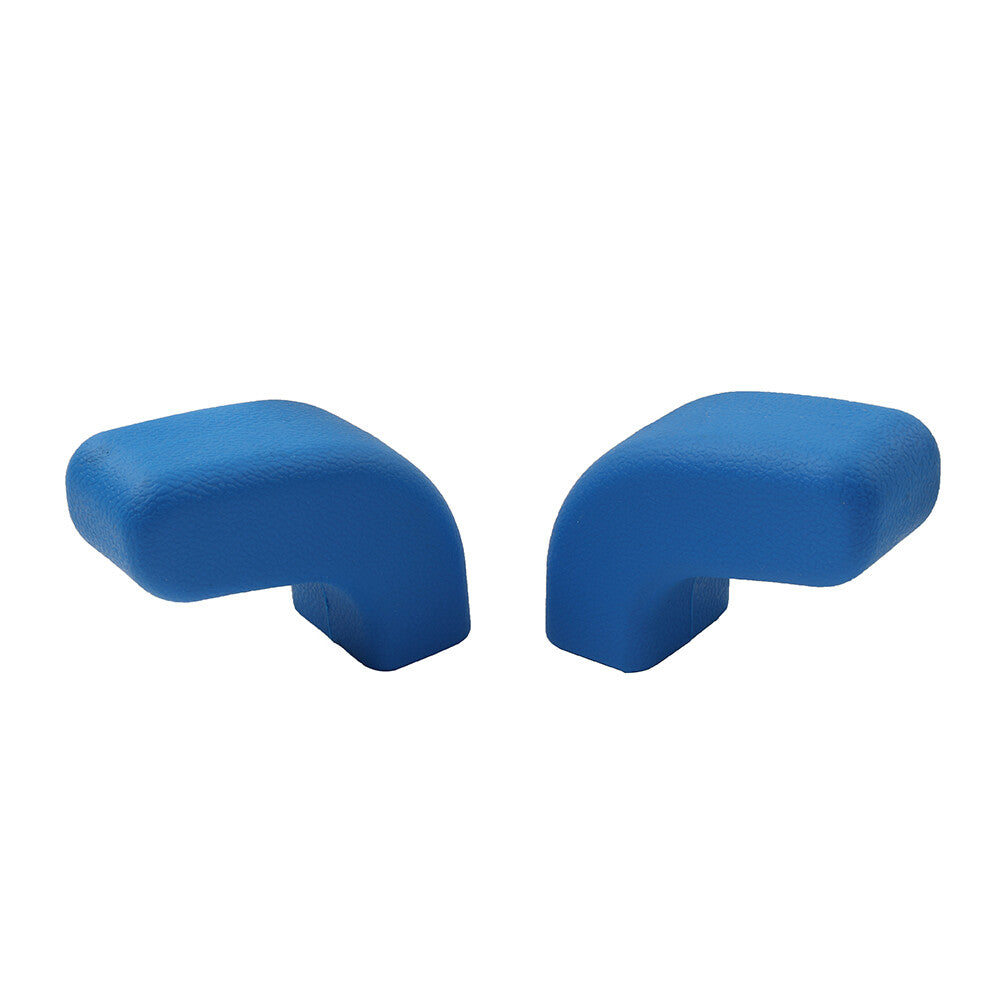 2Pcs Front Bumper Tow Hook Cover Protector for Jeep for Wrangler JK JL JT 07-23 Blue