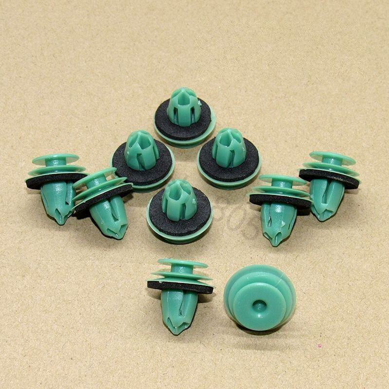 10 Pcs Car Door Trim Panel Lining Retainer Clips for Honda Q
