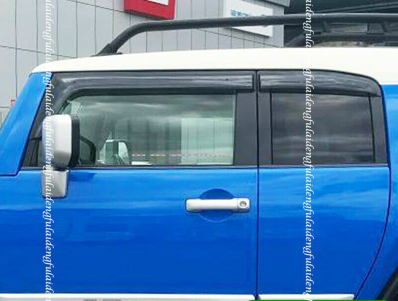 for Toyota FJ CRUISER 2007-2019 Window Wind Visors Sun Rain Guard Vent Deflector