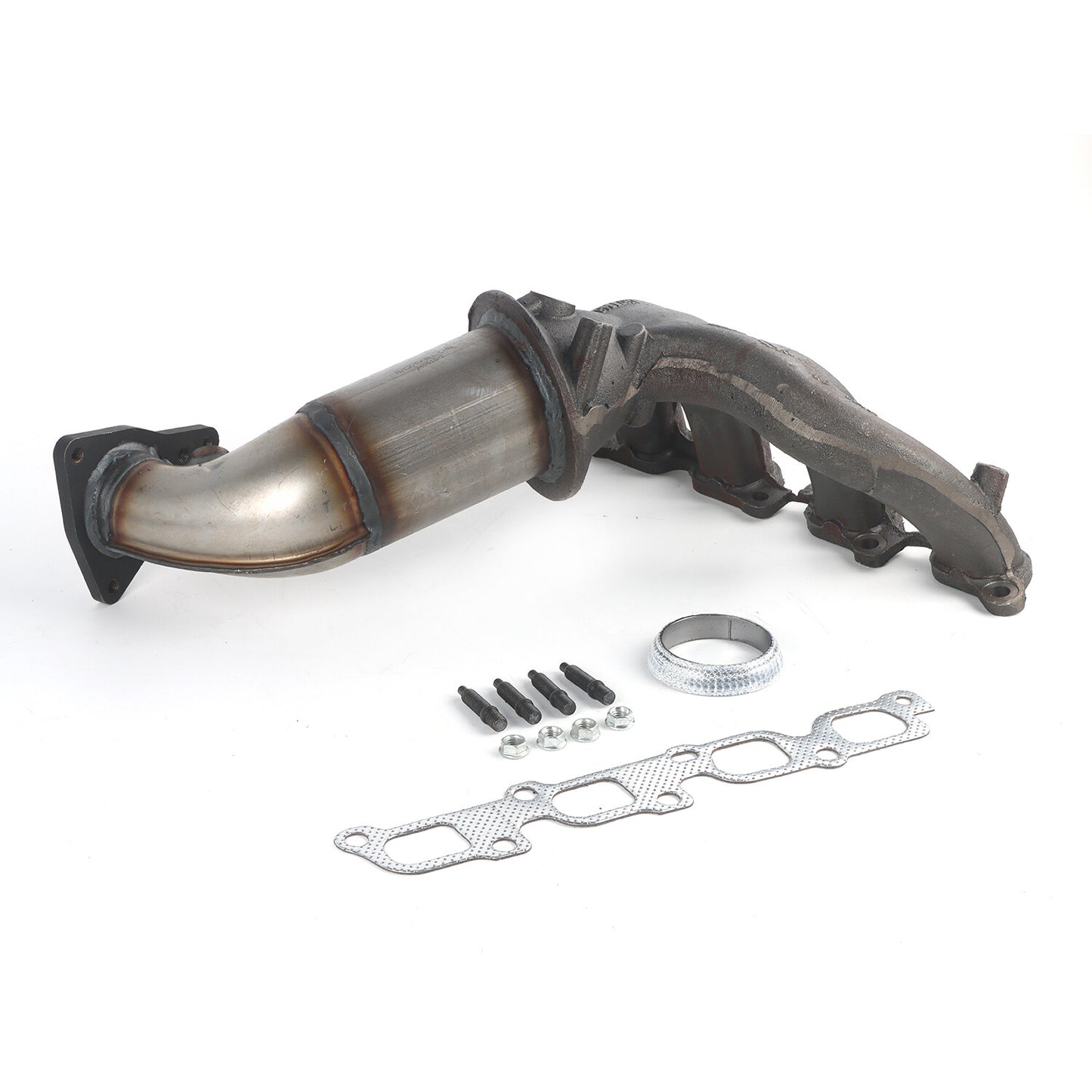 Front Catalytic Converter w/ Integrated Exhaust Manifold for Chevrolet for GMC for Isuzu