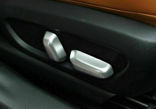 6P for Lexus UX200 250h 2019-2022 Silver Inner for Seat Adjustment Button Cover Trim
