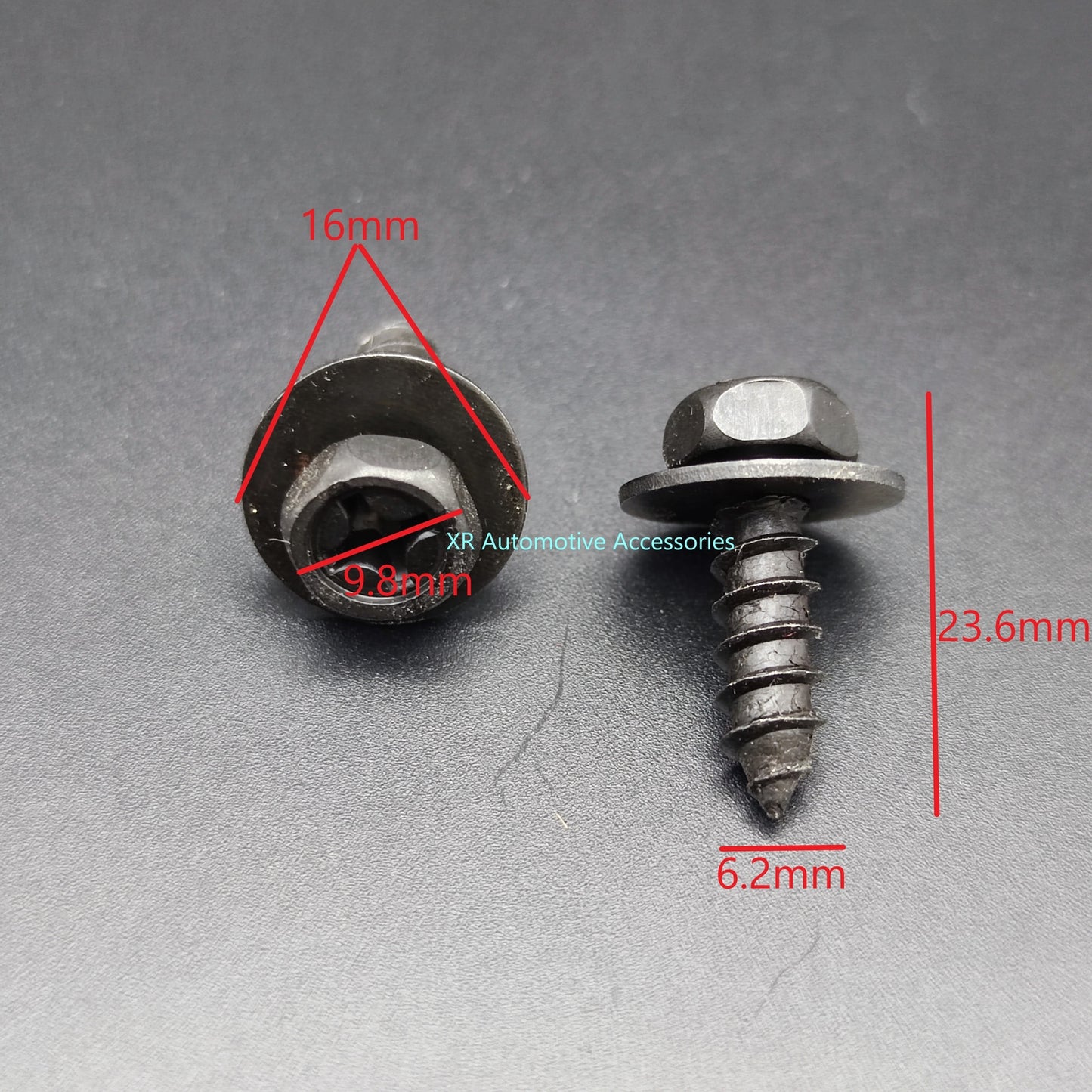 10 Pcs for Toyota for Lexus Car Bumper Cover Splash Shield Mud Guard Screw Bolt Q