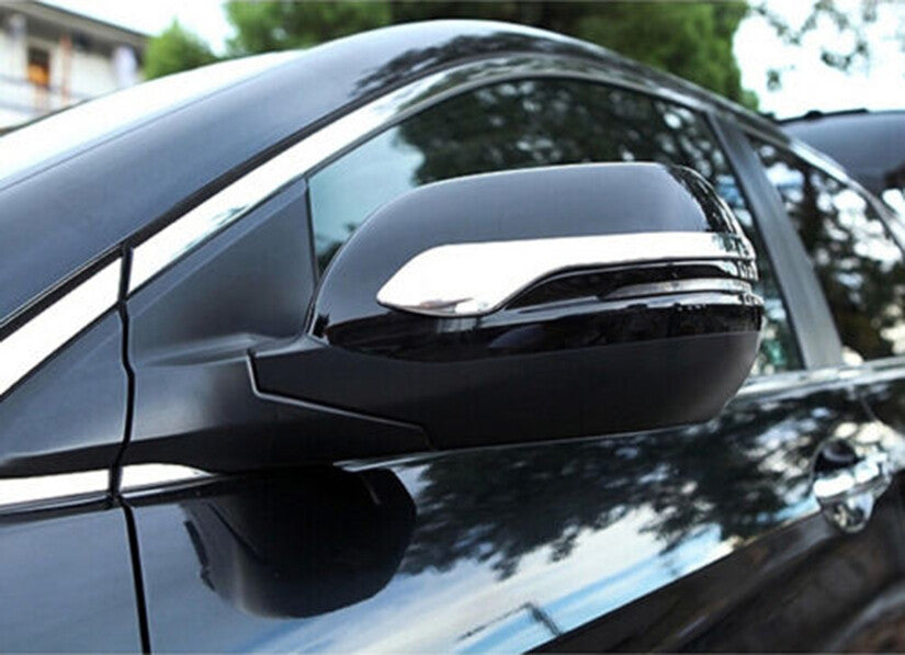 for Honda CR-V 2012-2016 Chrome Car Door Rearview Mirror Strip Cover Trim decor