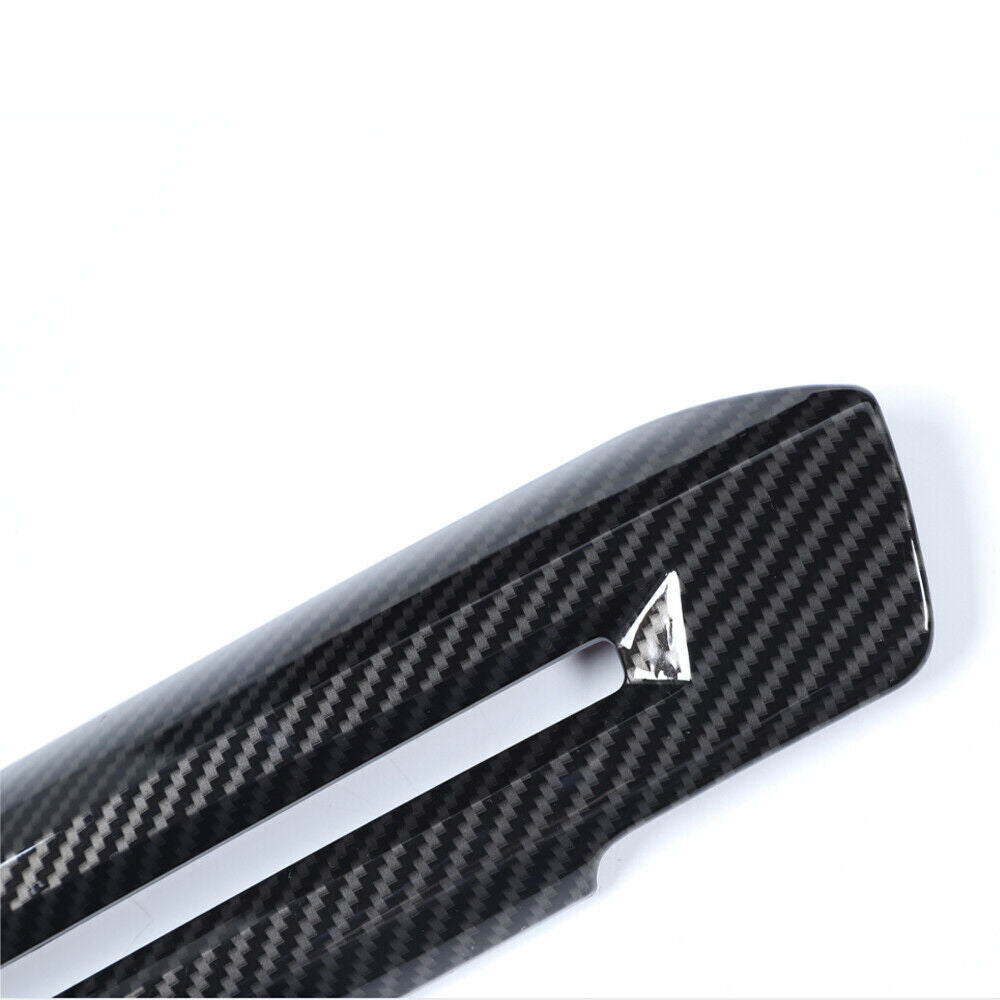 ABS Carbon Fiber Interior Door Armrest Decor Cover Trim for Ford for Mustang 2015-22