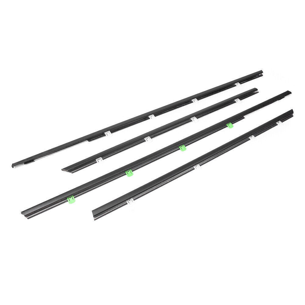 Weatherstrip Window Moulding Trim Seal Belt for Honda for Civic 2012-2015 4PCs