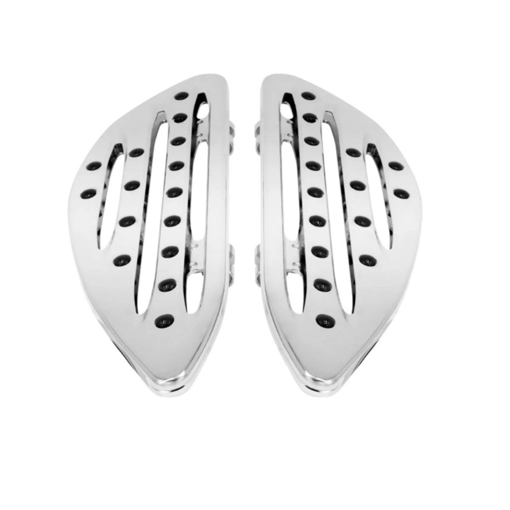Motorcycle Front/Rear Passenger Floorboards Foot Pegs Pedal for Harley Touring