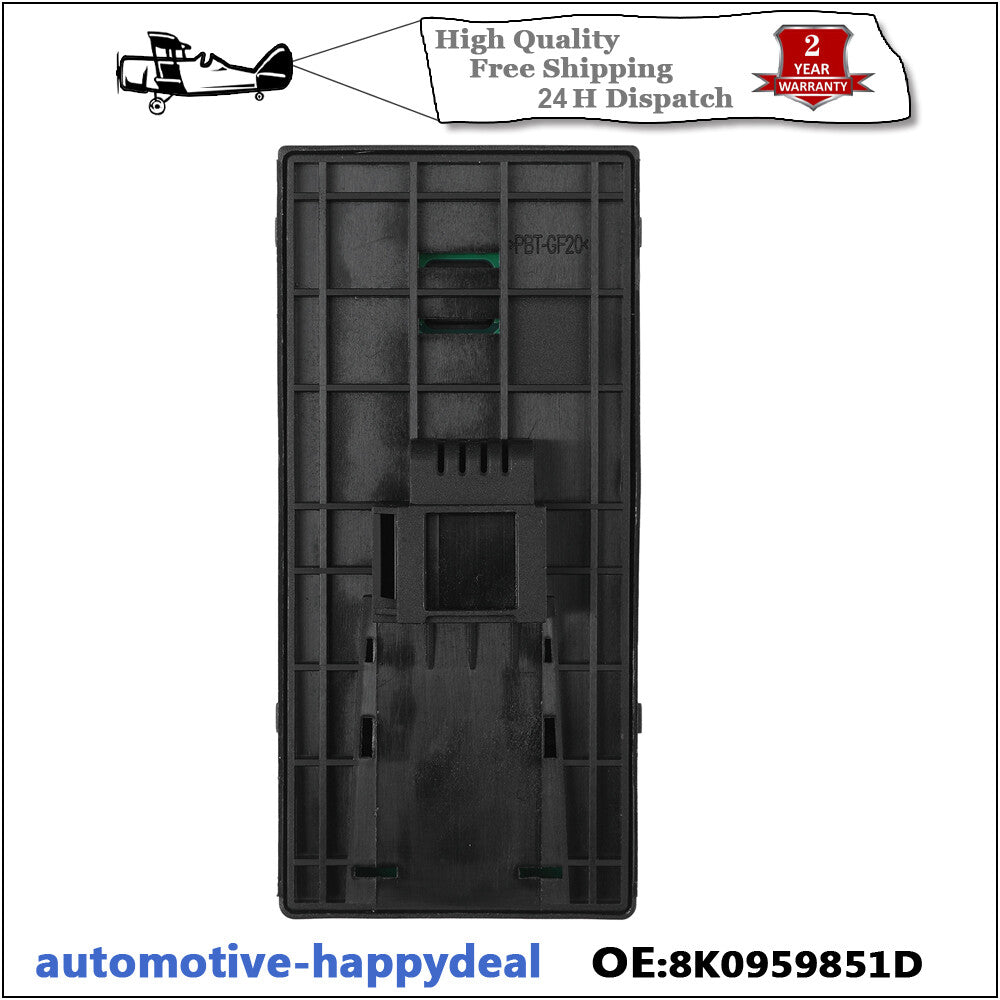 MASTER WINDOW CONTROL SWITCH BUTTONS DRIVER SIDE for AUDI A4 B8 A5 Q5 8K0959851D