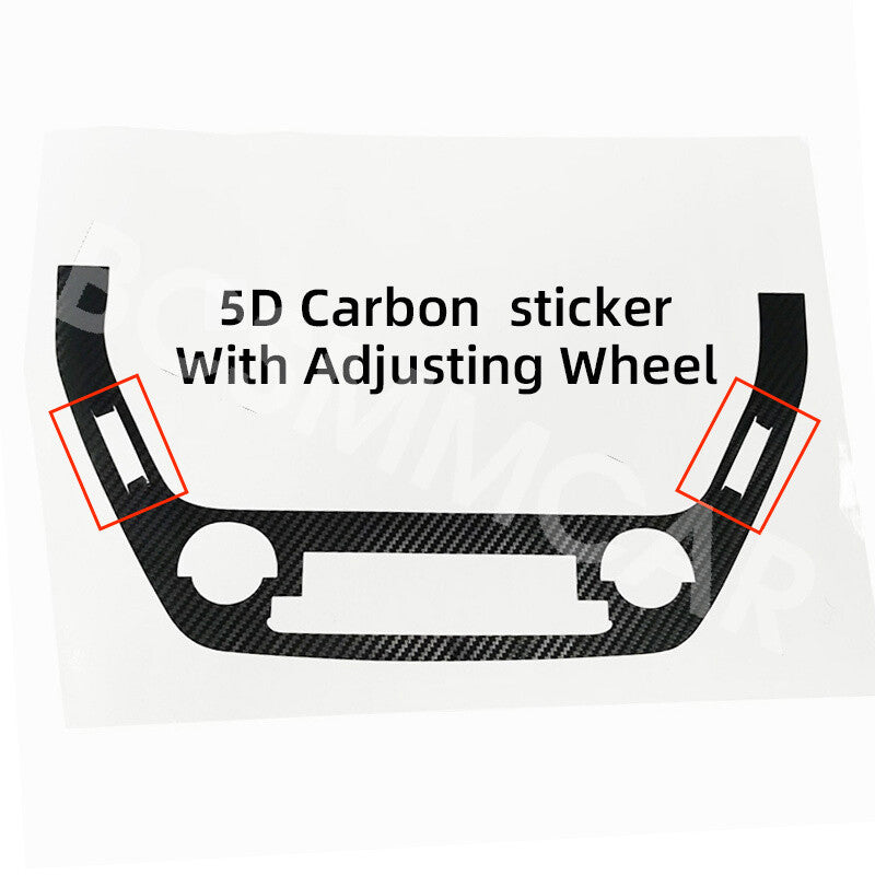 Fit for Toyota for Corolla 2020-2024 Console A/C Panel Button Decals Cover Accessory Q