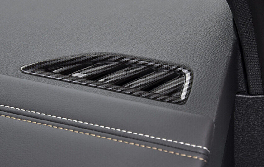 for Volkswagen ID.4 2021-2024 Carbon Fiber Dashboard Upper Air Outlet Vent Trim