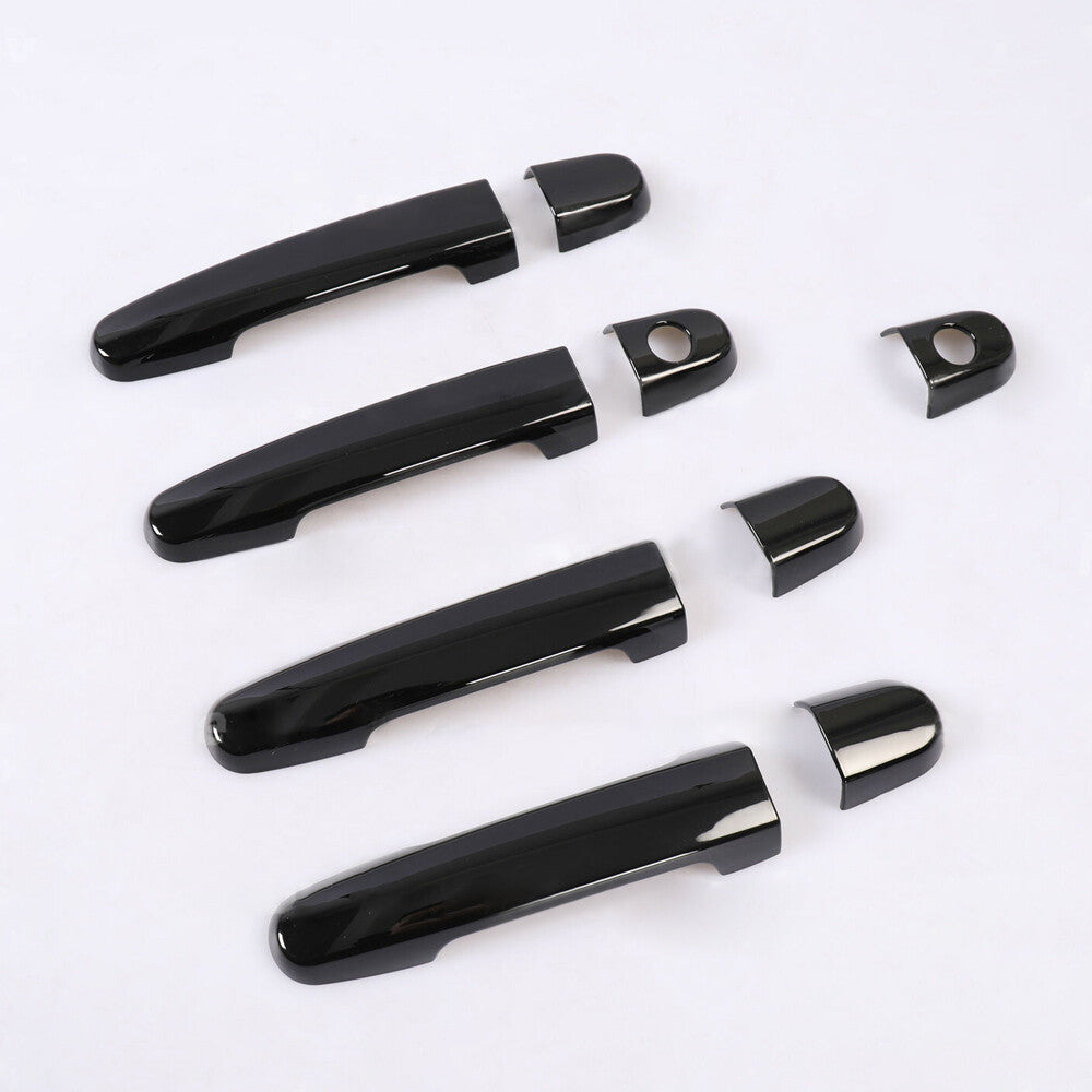 Glossy Piano Black Door Handle Covers Trims For 2003-2013 for Toyota for Corolla Sedan