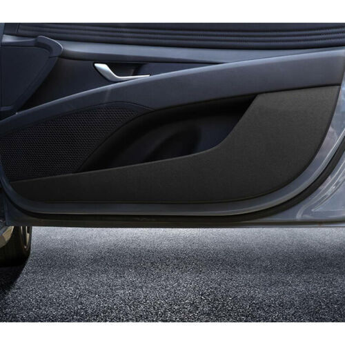 for Hyundai for Elantra 2021-2023 Black PU Car Door Anti-kick Panel Guard Cover Trim