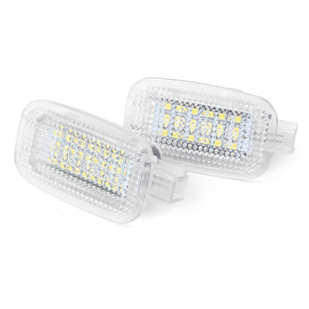 White LED DOOR Light Fit for Mercedes-Benz W204 C SLS GLK CLK W212 W221 SL GL ML