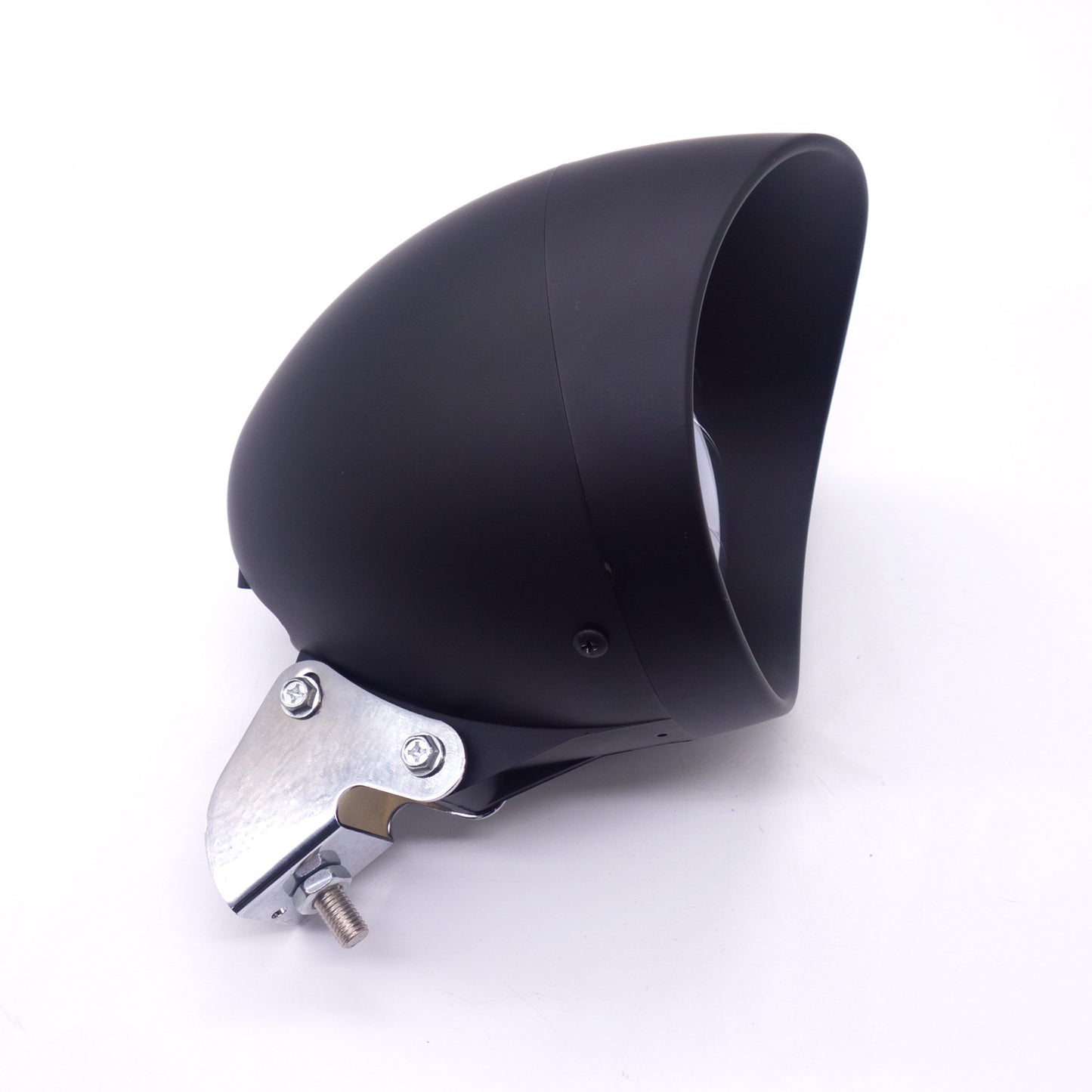 Motorcycle Black Bullet Headlight Head Light Lamp for Harley for Honda for Yamaha Custom Q