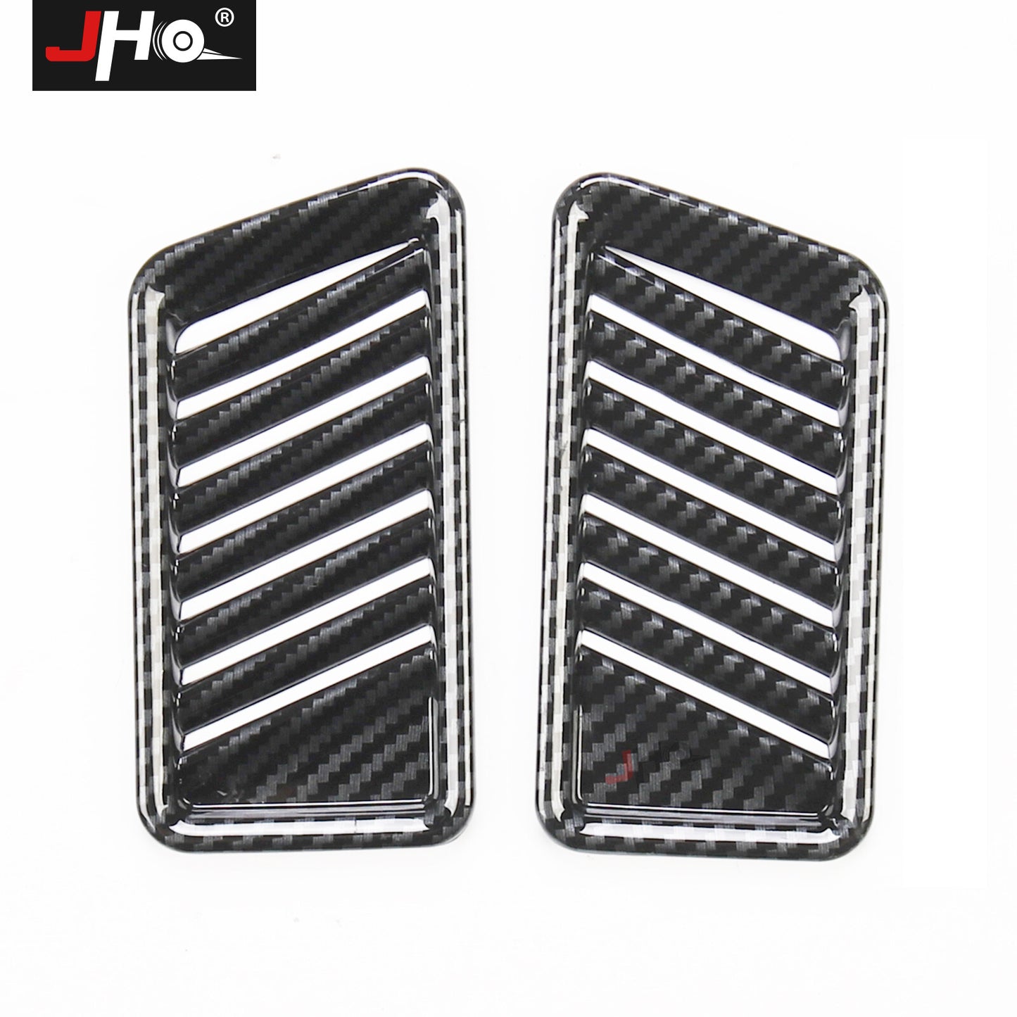 2pcs Carbon Fiber Inner Side Air Outlet Vent Cover for Ford F150 F-150 2021-2023