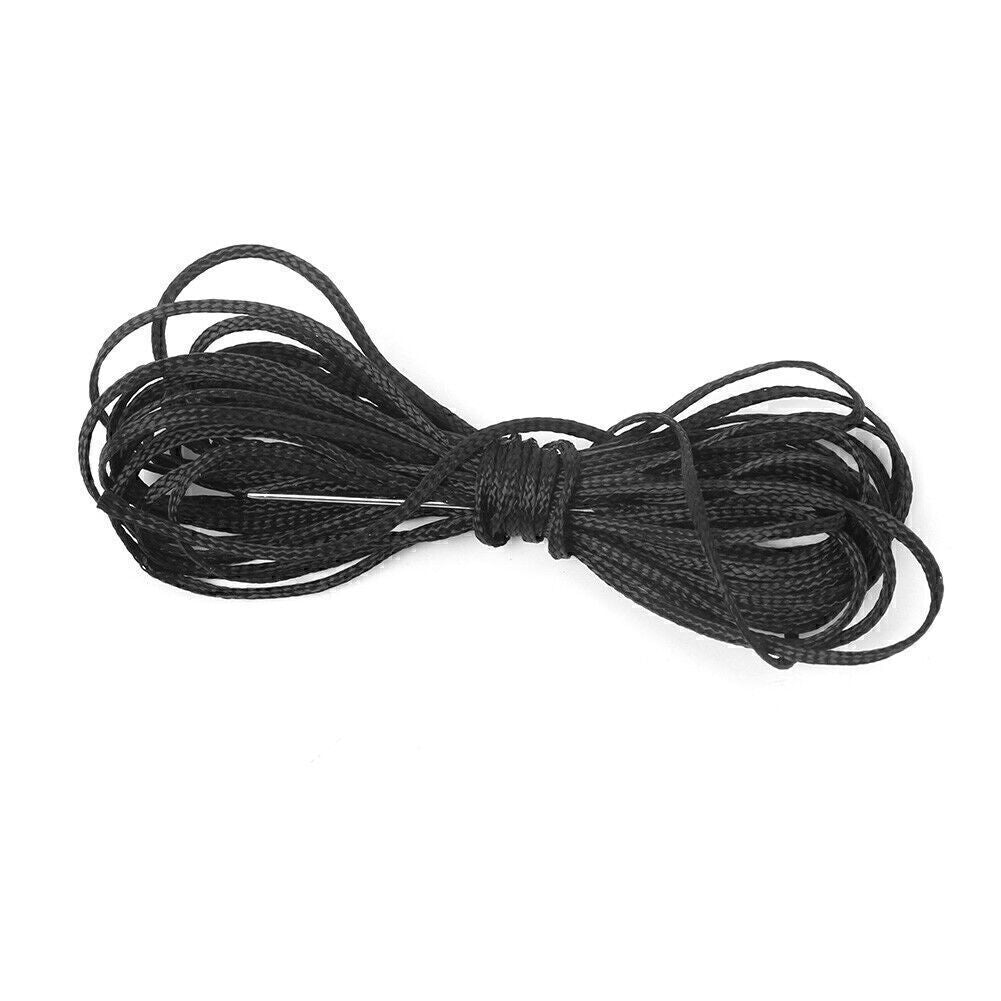 Universal Car Truck Leather Steering Wheel Cover With Needles Thread DIY Q
