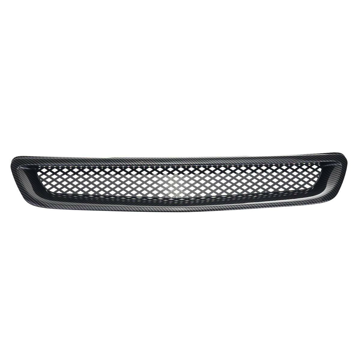Carbon fiber mesh front grille grille for 1996-98 for Honda for Civic JDM CX DX
