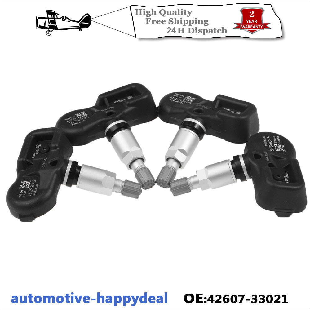 4PCS TPMS Tire Pressure Sensor 42607-33021 Fits for Toyota for Corolla for Lexus for Scion