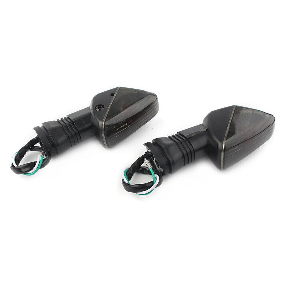 Fit for Kawasaki ZX-6R ZX-10R Z750 Z1000 Turn Signal Indicator Lights Black UK