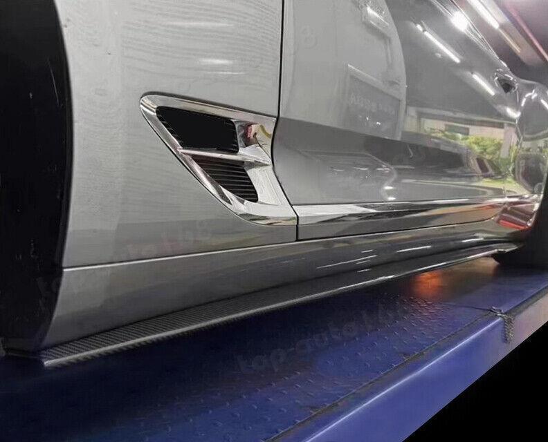 Carbon fiber body side skirt boiler for Bentley GT 2012-2018
