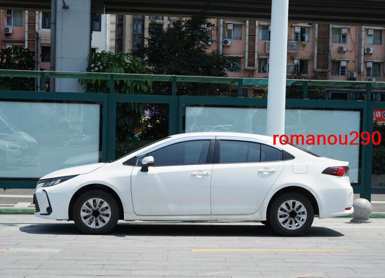 for Corolla Sedan 2019-2023 silver Window Visors Sun Rain Guard Vent Deflectors
