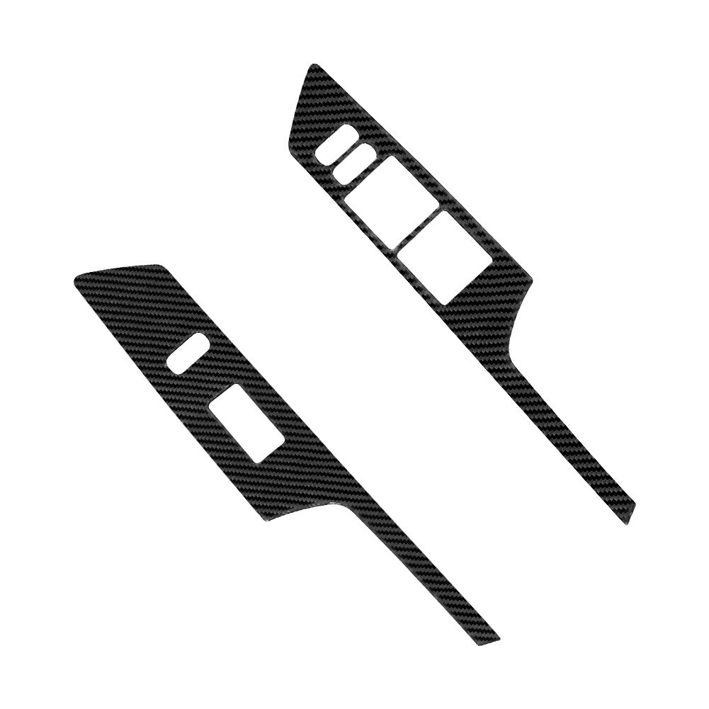 3x Carbon Fiber Center Console Trim Strip For C Class W204 2007-10 v