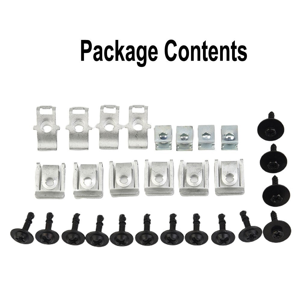 28PCS Undertray Clips Engine Fitting Kits For A4 B8 A5 8T Replacement CLIPS