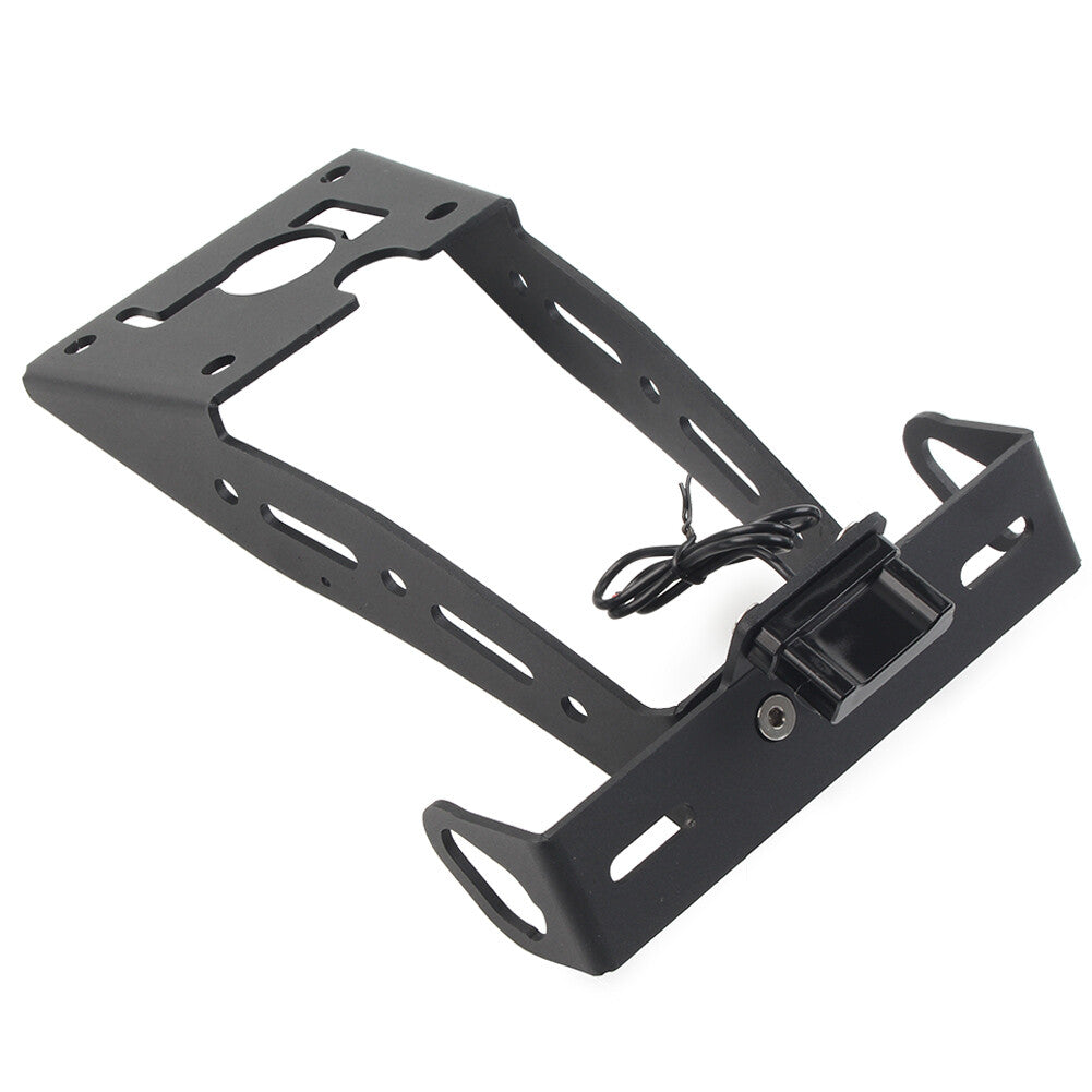 Rear License Plate Holder Frame Bracket W/ LED Light Fit for Yamaha XSR900 2022+ Q