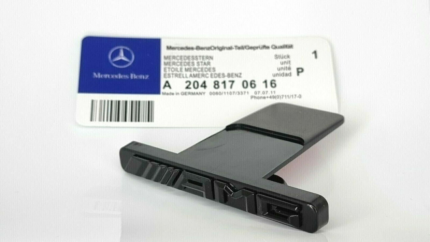 for AMG Panamericana GT Emblem Badge Gloss Black Grill Badge