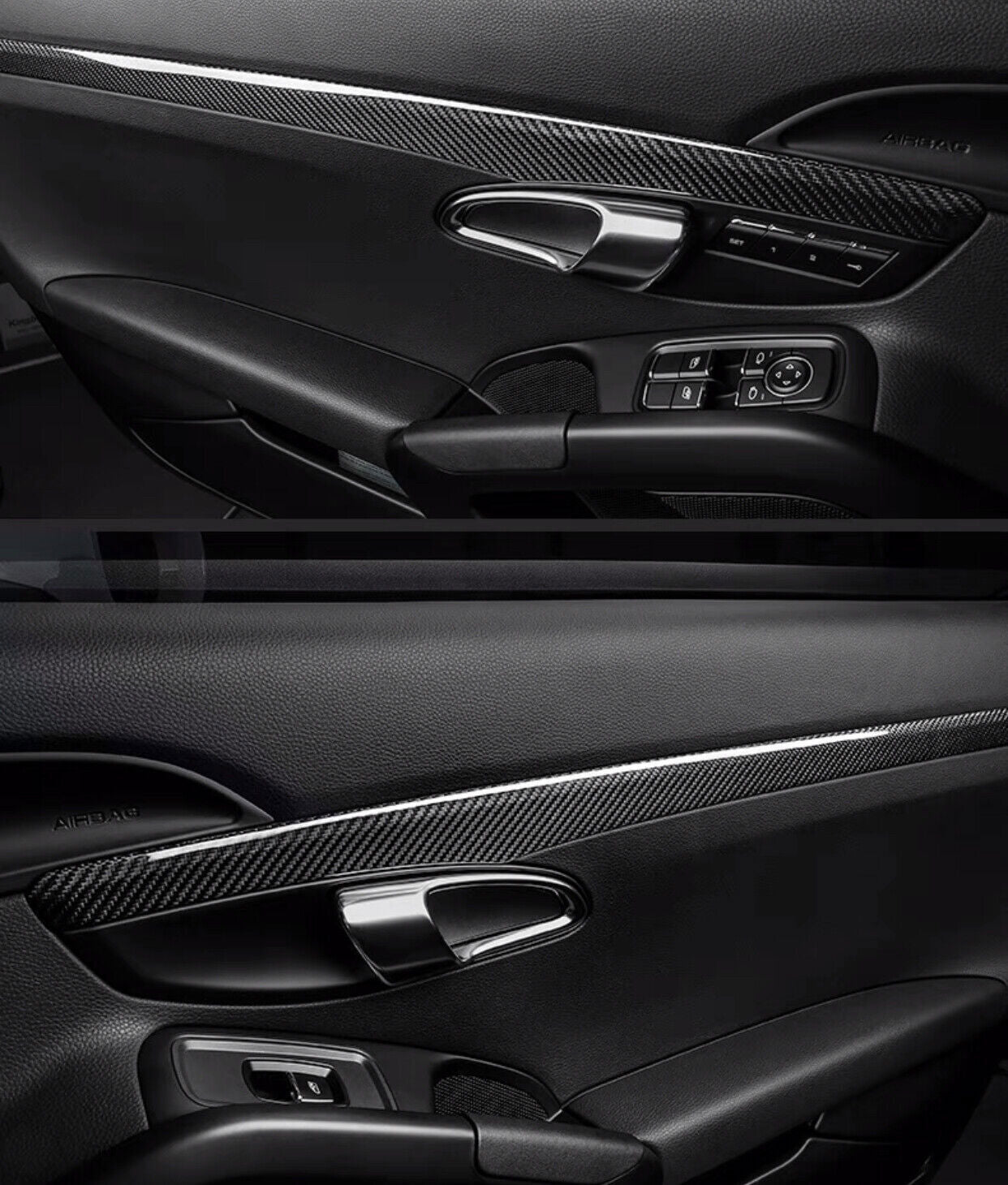 Car Dashboard Panel Cover Trim For Carbon Fiber Cayman 911 718 B n