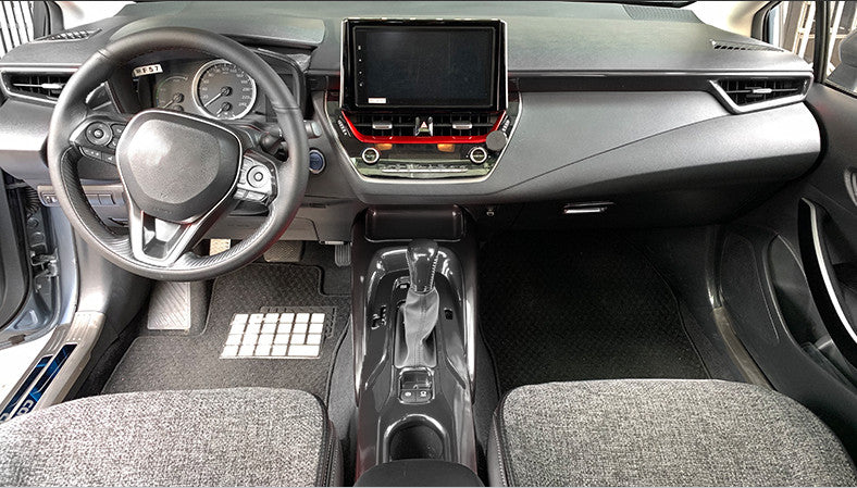 Fit for Corolla 2019-2023 Car Dashboard Center Air Vent Trim Bright Red v
