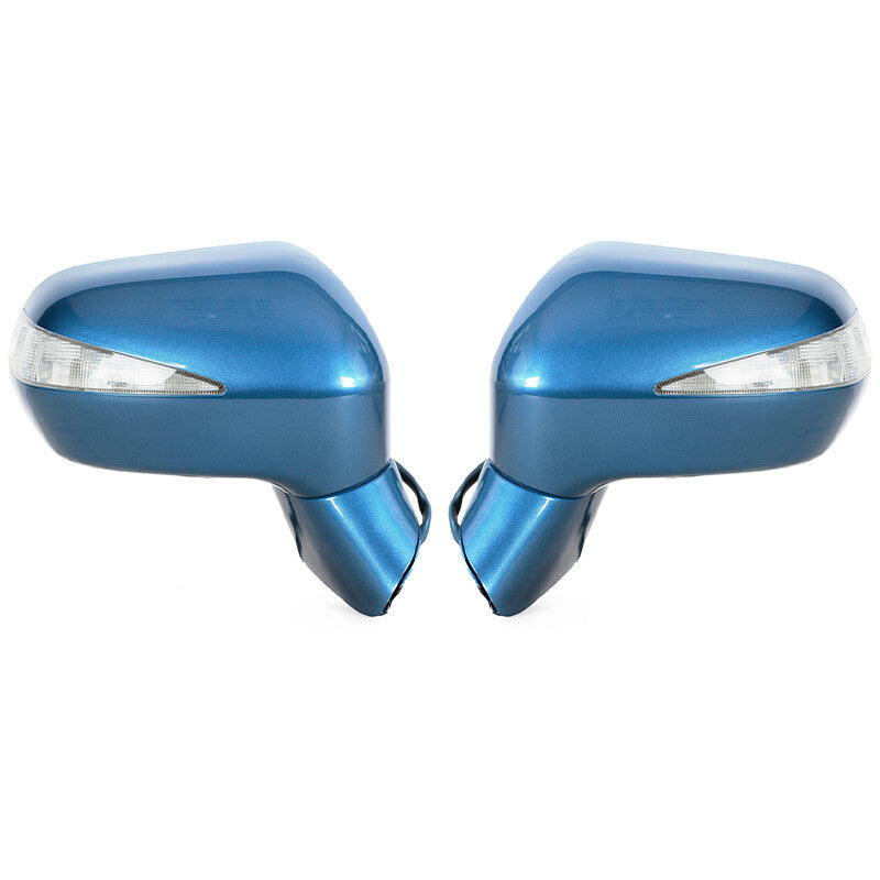 Left Blue Rearview Mirror Assy LED 5-PINS for HONDA for CIVIC FA1 FD1 FD2 2006-2011