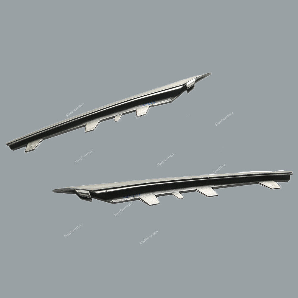 Front LHRH Side Bumper Grille Cover Chrome Trim Fit for BMW for X5 E70 2011-2014 Q
