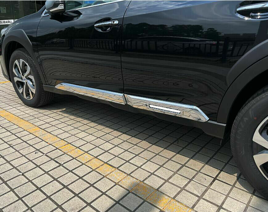 for Subaru Outback 2020-2022 ABS Chrome Body Side Door Molding Cover Trim Guard