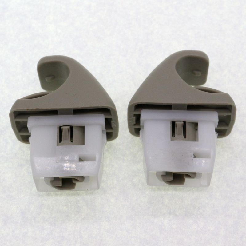 2. Driver and passenger beige sun visor clip kit 96409ED000 for Nissan Murano 03-07