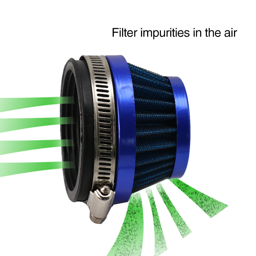 2-Pack 48mm Universal Carburetor Air Filter Carbohydrate Filter Air Purifier ZSDTRP Q