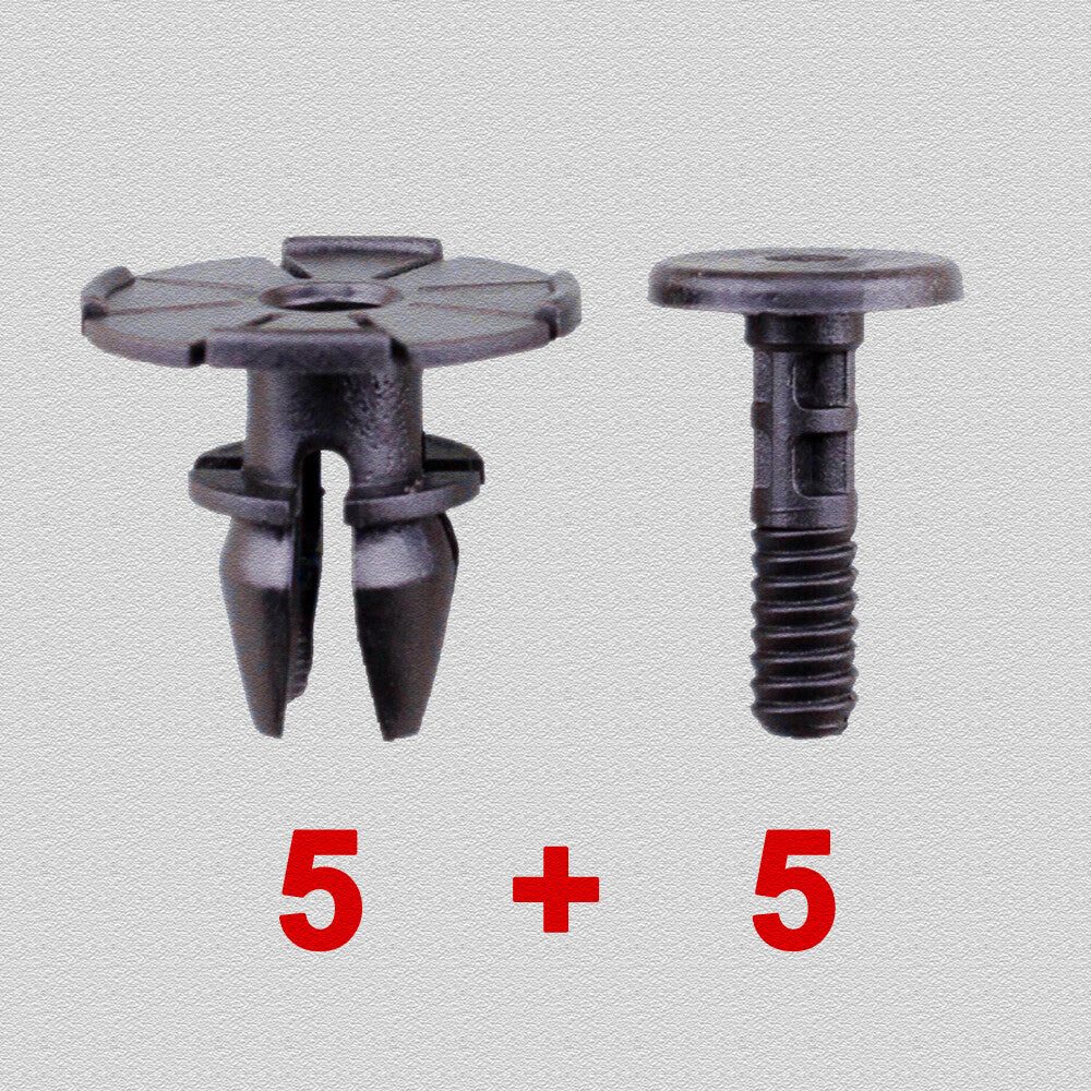 10pcs Clips Mountings Retainer Fastener Screw for BMW Side Skirt Spacer