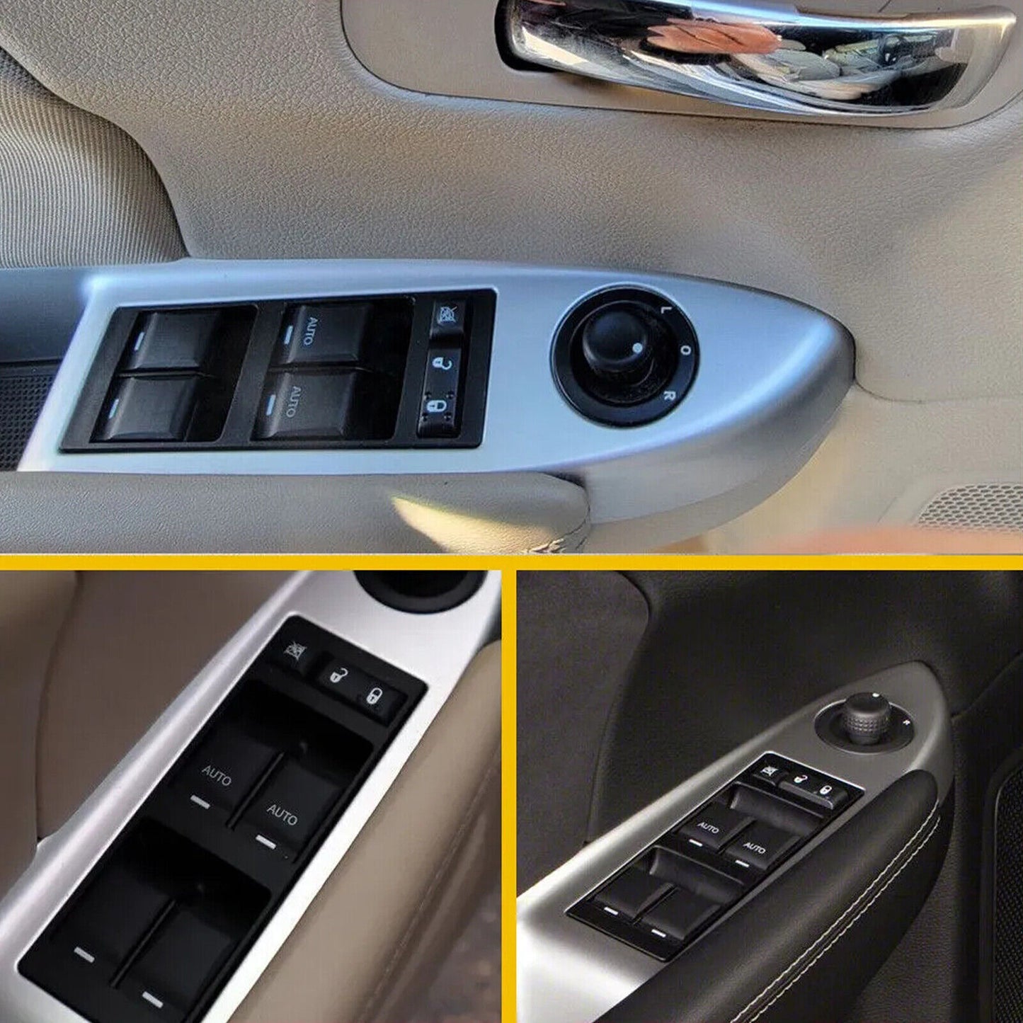 Left Driver Side Master Power Window Switch Fits for Chrysler for Dodge for Jeep 4602781AA
