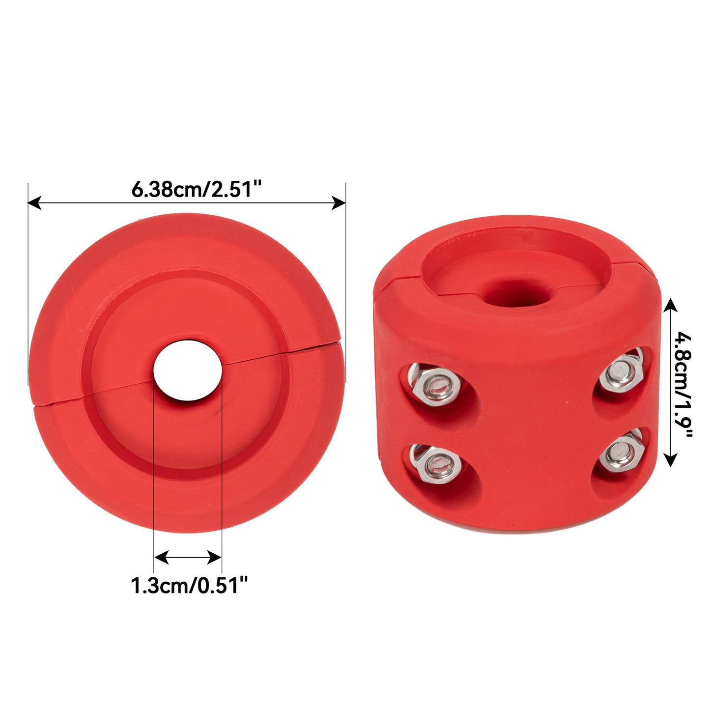 Winch Stopper Rubber Heavy Duty Cable Line Saver Waterproof Rope Hook ATV UTV Q