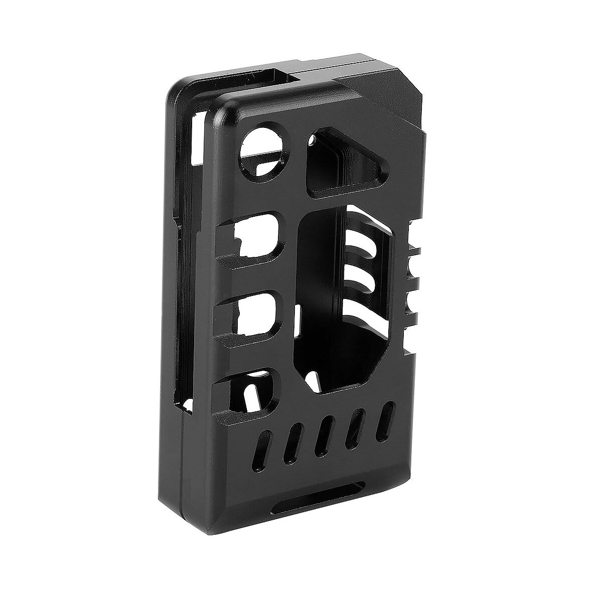 Black Key Fob Cover Case Ring Key Holder Shell for Jeep for Wrangler JL JLU JT 2018+ Q