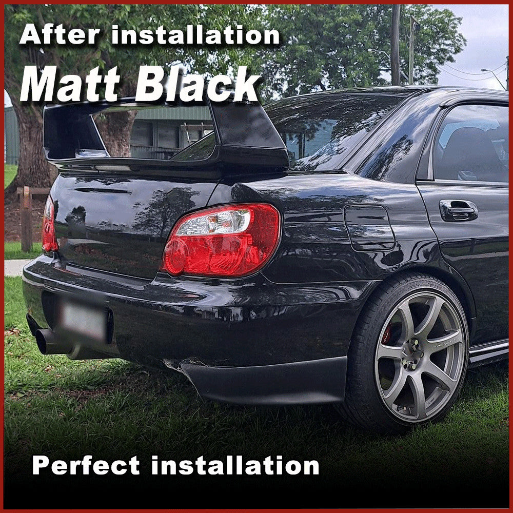 Black Rear Flaps Bumper Bar Splitters Lip Spoiler for Subaru Impreza WRX 2003-05