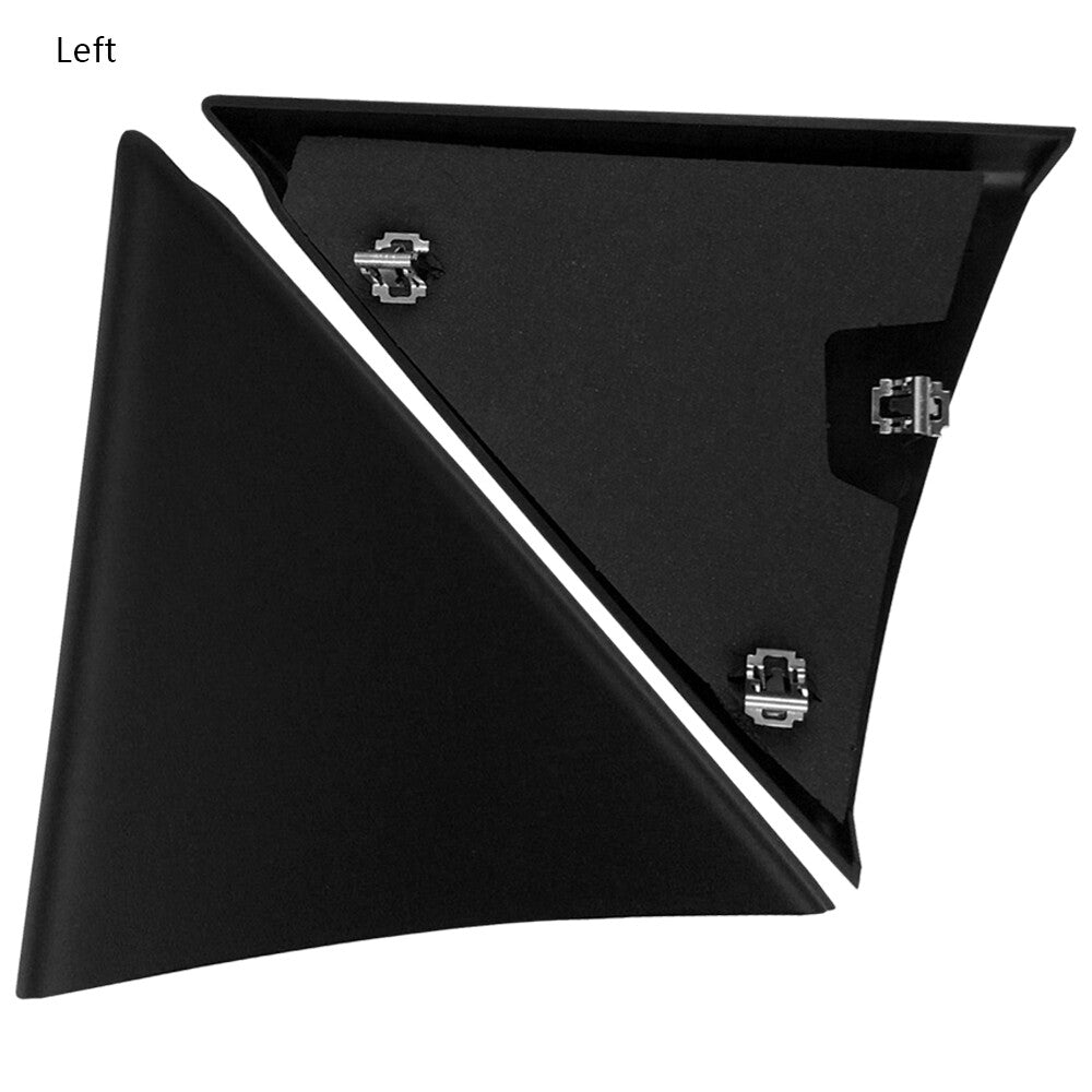 Fits For Silverado for Sierra 2Pcs Front LH RH Side Interior Mirror Triangle Cover Q